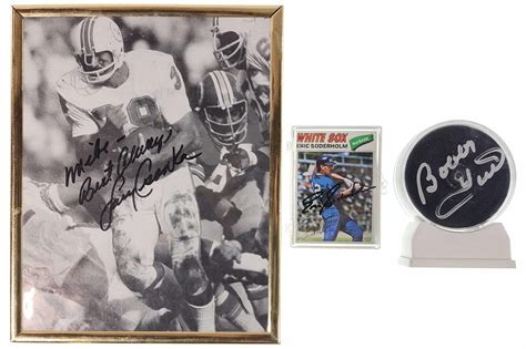 Lot - Autographed Sports Memorabilia