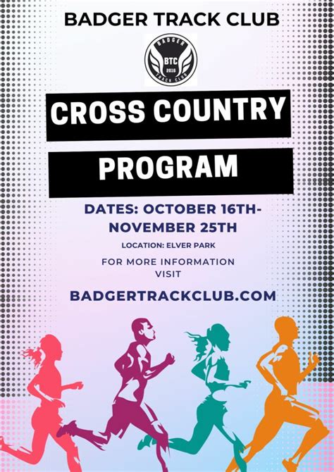 2023 Badger Track Club Fall Cross Country Program - Badger Track Club