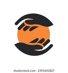 Safe Hands Logo Design Illustration Vector Stock Vector (Royalty Free ...