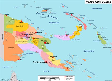 Large Size Physical Map Of Papua New Guinea Worldomet - vrogue.co