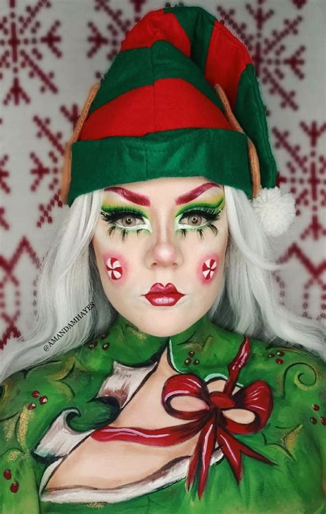 Elf Makeup | Christmas makeup, Christmas elf makeup, Xmas makeup