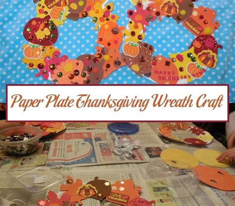 Paper Plate Thanksgiving Wreath Craft | Parenting Patch