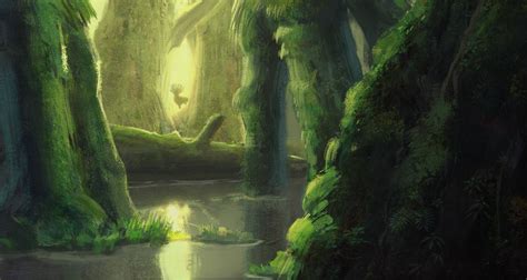 ArtStation - Princess Mononoke forest spirit Fanart Friday, Ted ...