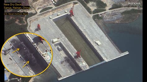 Dry Dock in Chinese Aircraft Carrier Repair Complex Suffers Fire ...