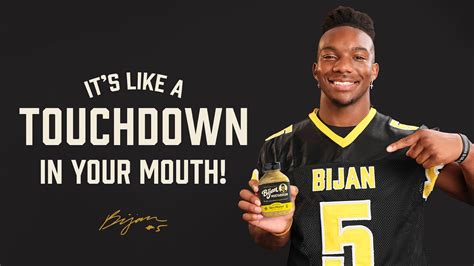 College Running Back Bijan Robinson Has His Own Mustard Brand in Unique ...