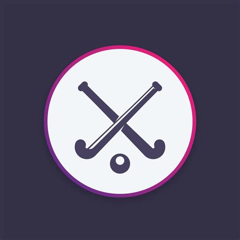 Field Hockey icon, vector logo element 4805945 Vector Art at Vecteezy