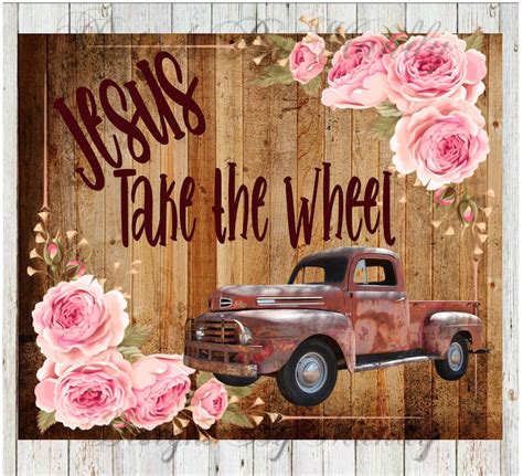 Jesus Take the Wheel PNG File PNG Files for Digital Download | Etsy