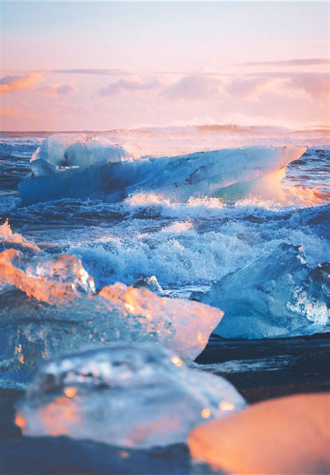WATER & ICE / Diamond Beach, Iceland | Behance