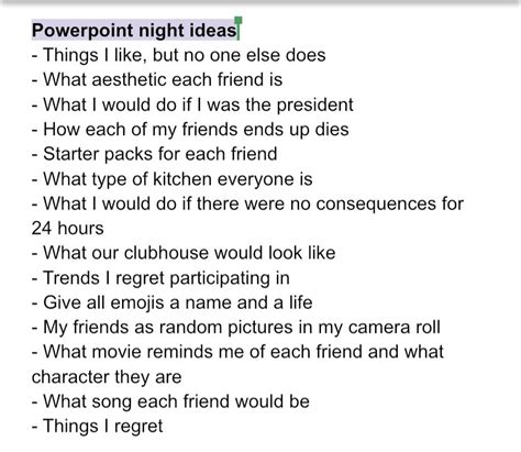 Powerpoint night ideas - part 2 | Crazy things to do with friends ...