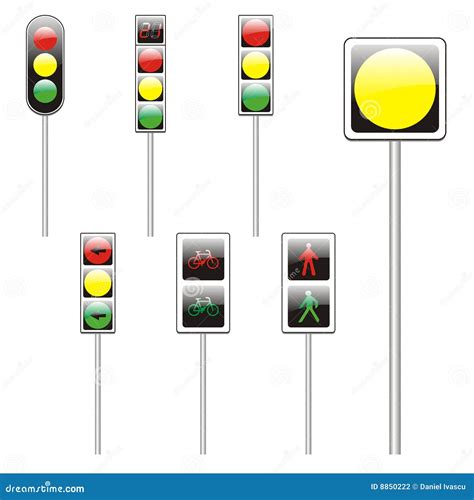 Isolated European Road Signs Stock Vector - Illustration of roundabout ...