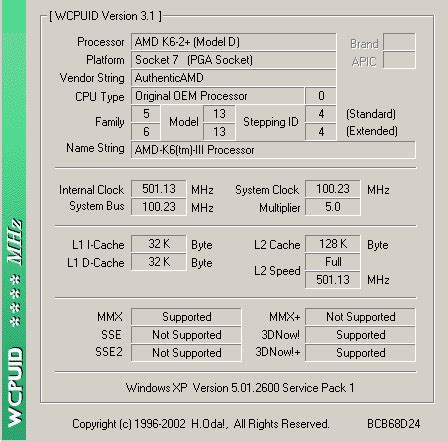 K6-2+/400 To K6-2+/550: April 2000 To September 2000 - Benchmark Marathon: 65 CPUs from 100 MHz ...