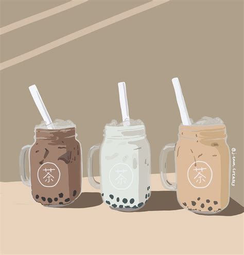 Cute Boba Tea Wallpapers - Wallpaper Cave