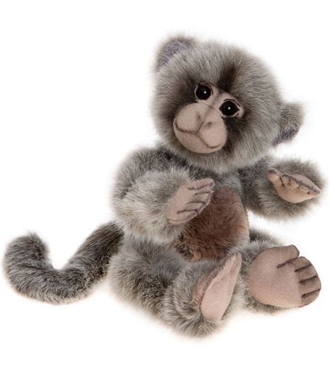 Lazlo Baby Monkey Stuffed Animal | Baby monkey pet, Charlie bears, Monkey stuffed animal