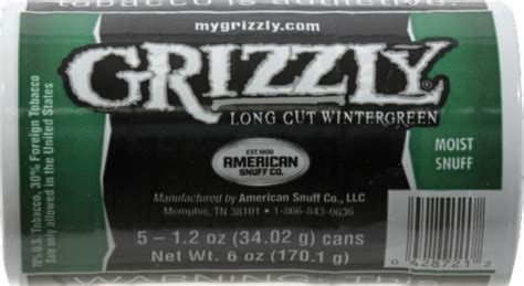 Grizzly Wintergreen Long Cut Walmart Price - Lilah Mays