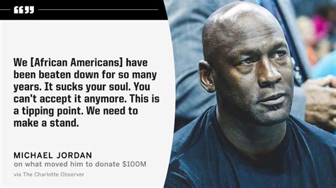 Strong words from Michael Jordan on why he decided to donate $100M to ...