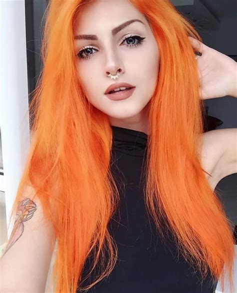 vebston-rose | Cool hair color, Hair styles, Orange hair