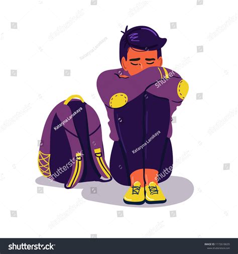 Sad student cartoon Images, Stock Photos & Vectors | Shutterstock