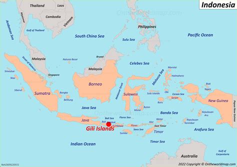 Gili Islands Map | Indonesia | Detailed Maps of Gili Islands (Gili ...