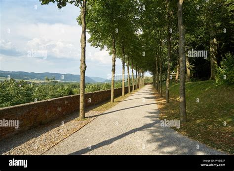 Melk abbey gardens and pavilion Stock Photo - Alamy