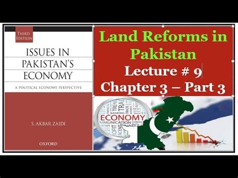 Lecture # 9 | Land Reforms in Pakistan (1959,1972) | Chapter 3 | Part - III - YouTube