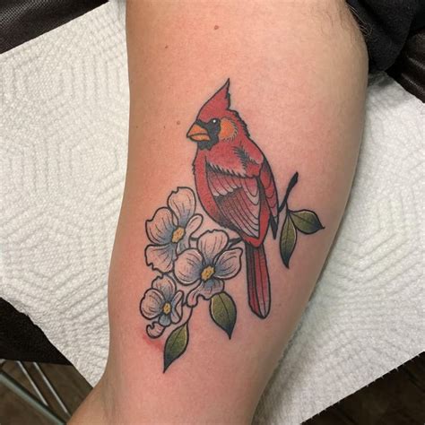 Cardinal tattoo by Kevin Ray in Gibsonville NC | Baby tattoos, Cardinal ...