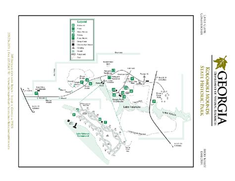 Kolomoki Mounds State Park Map - Blakely GA • mappery