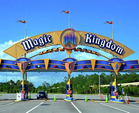 Magic Kingdom 50th anniversary entrance sign Photograph by David Lee Thompson - Fine Art America