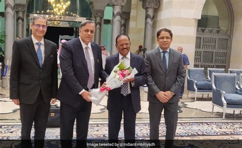 National Security Adviser Ajit Doval In Jeddah For Saudi Arabia Hosted Ukraine Peace Talks