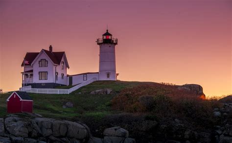 Cape Neddick Lighthouse - Nubble Island, USA