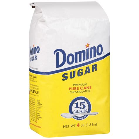 Domino Premium Sugar Cane Granulated Sugar 4 lb. Bag - Walmart.com ...