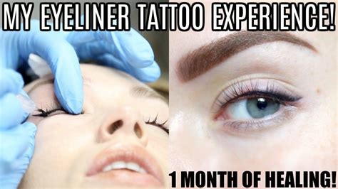 MY PERMANENT EYELINER TATTOO EXPERIENCE! | Fully Healed! - YouTube | Eyeliner tattoo, Permanent ...