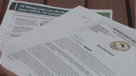 Allegan County health department amends COVID-19 quarantine letter | WWMT