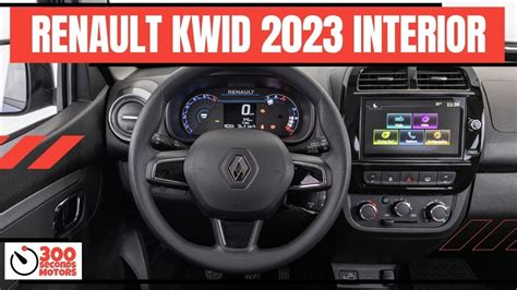 RENAULT KWID 2023 with new stylish and 71 hp engine in a small hatchback suv INTERIOR - YouTube