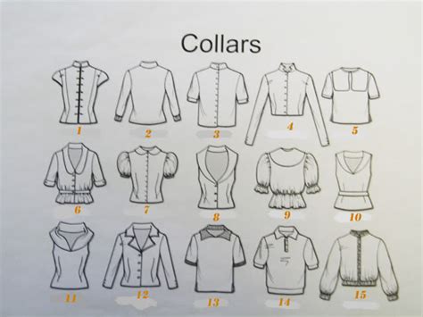 collars | Types of collars, Types of necklines, Types of sleeves