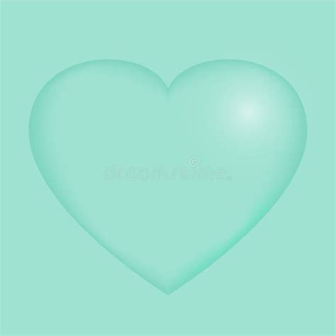 Green heart vector stock vector. Illustration of sweet - 99065840