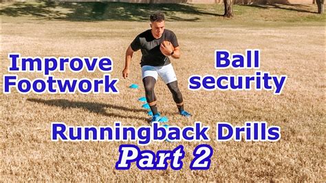 5 More Runningback Drills for Speed and Agility | Cone Drills for Football - YouTube