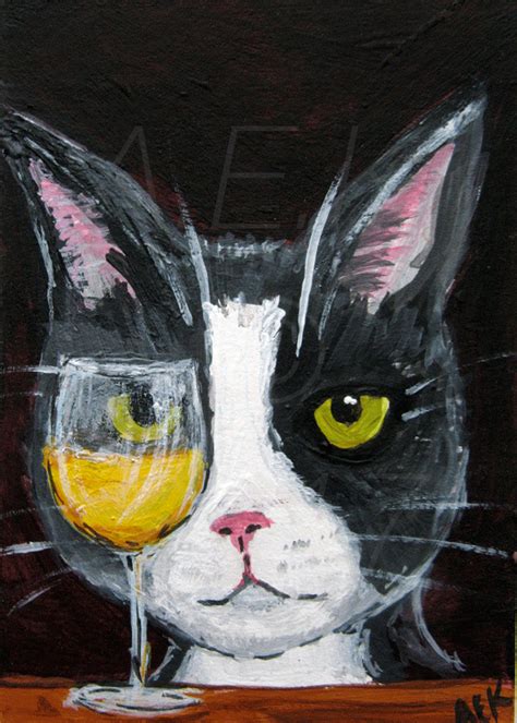 Funny Cat Painting at PaintingValley.com | Explore collection of Funny ...