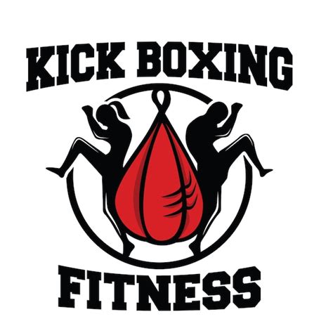 Kick boxing y artes marciales logo | Vector Premium