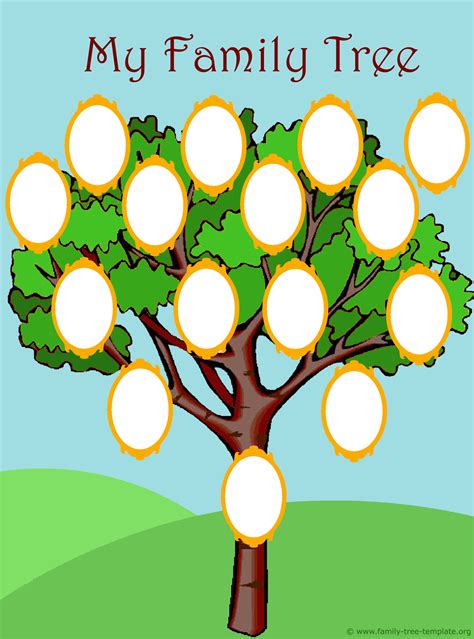 Blank Family Tree For Kids - ClipArt Best