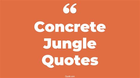 10+ Restlessness Concrete Jungle Quotes That Will Unlock Your True ...