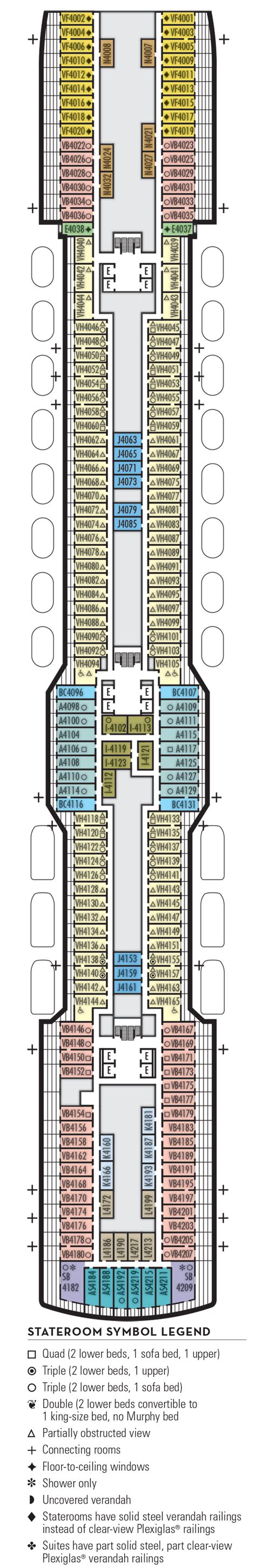 Rotterdam – Deck Plans - Planet Cruise