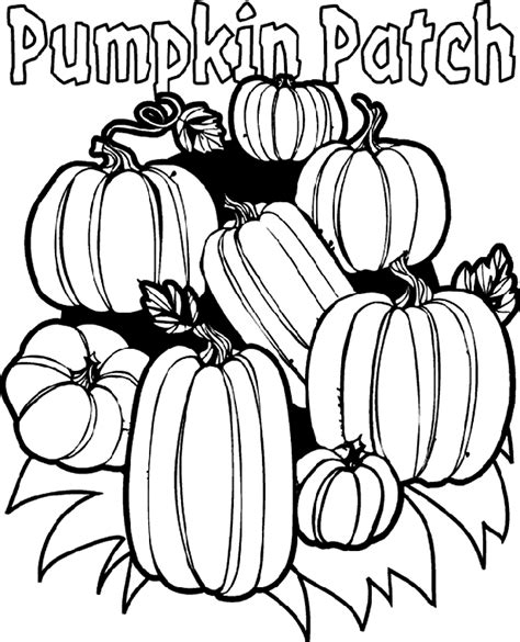 Pumpkin Patch Coloring Page | crayola.com