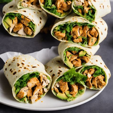 Spicy Chicken & Avocado Wraps Recipe | Recipes.net