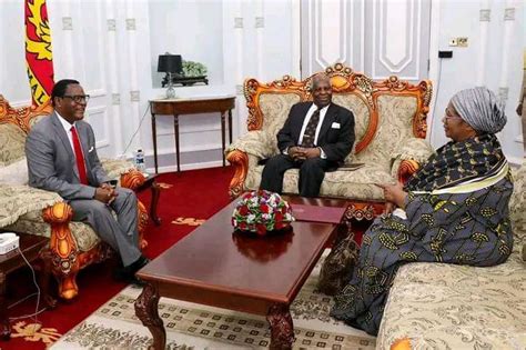 Chakwera meets Muluzi, JB at Sanjika Palace - Malawi Voice