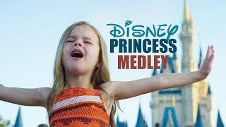 DISNEY PRINCESS MEDLEY - SINGING EVERY PRINCESS SONG AT WALT DISNEY WORLD Chords - ChordU