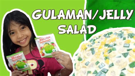 VLOG #1: HOW TO MAKE GULAMAN/JELLY SALAD (HOMEMADE) - YouTube