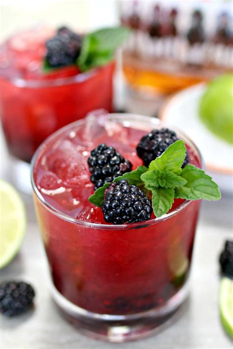 🍹Blackberry Bourbon Smash Cocktail Recipe🍹