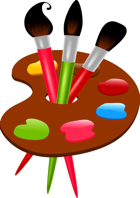 Colors Clipart Paintbrush - Cartoon Paint Brush Drawing - Png Download - Full Size Clipart ...