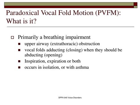 PPT - Paradoxical Vocal Fold Motion a.k.a…. PowerPoint Presentation, free download - ID:5203805