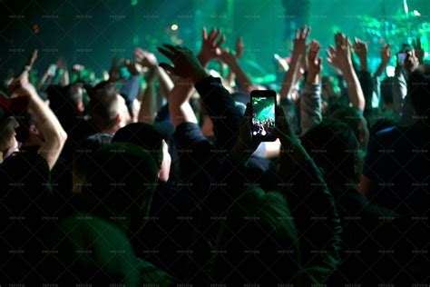 Fans At Concert - Stock Photos | Motion Array